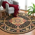 thumbnail image 2 of SAFAVIEH Easy Care Todor Medallion Runner Rug, Black/Cream, 2'6" x 10', 2 of 10