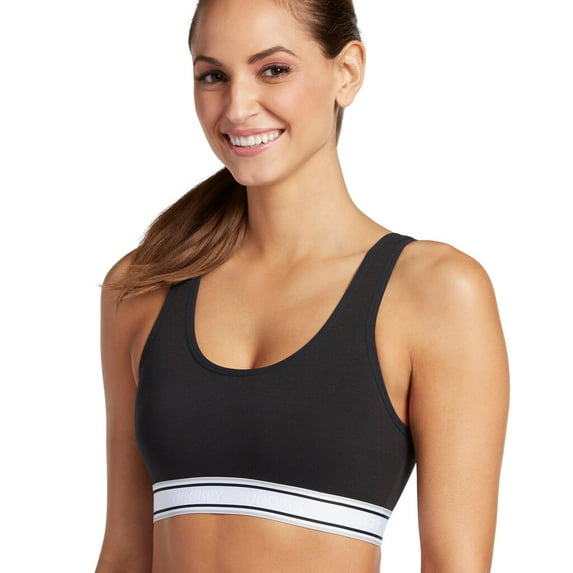 Jockey Bras: Retro Stripe Bralette 2253 Black
