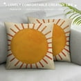 thumbnail image 3 of Creowell Bohemian Throw Pillow Covers, Mid Century  Sun Modern Decorative Throw Pillow Case, Double-Side Printed Pillowcases for Sofa and Living Room, 3 of 5