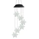 thumbnail image 1 of Luces LED para exteriores alimentadas por Black Shell, un regalo decorativo único Campanas de viento con copos de nieve solares, 1 of 5