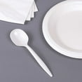 thumbnail image 5 of Karat PS Plastic Medium Weight Soup Spoons Bulk Box - White - 1,000 ct, 5 of 8