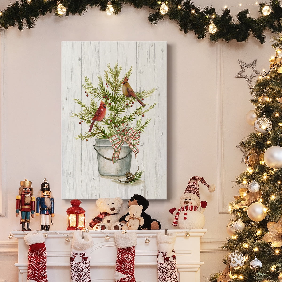 Winter Pine I- Gallery Wrapped Canvas