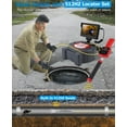 thumbnail image 2 of Aoile 100Ft Sewer Camera with 512Hz Locator, Snake Camera with Self Leveling, 9" Touch HD Screen Pipe Camera w/DVR & Adjustable LEDs for Drainage, Pipes, Sewer Lines, 2 of 9