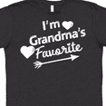 thumbnail image 4 of Inktastic I'm Grandma's Favorite with Arrow and Hearts T-Shirt, 4 of 5