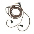 thumbnail image 2 of Cable de auriculares de reemplazo, 2 pin 0.78 mm de cable de actualizacia de auricular universal OFC cable con micrófono AS06 para Qt3 para zst zs3, 2 of 7
