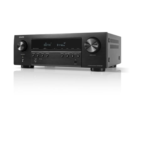 Denon AVR-S570BT (2022 Model) 5.2 Channel AV Receiver - 8K Ultra HD Audio & Video, Enhanced Gaming Experience, Wireless Streaming via Built-in Bluetooth, (4) 8K HDMI Inputs, Supports eARC (Renewed)
