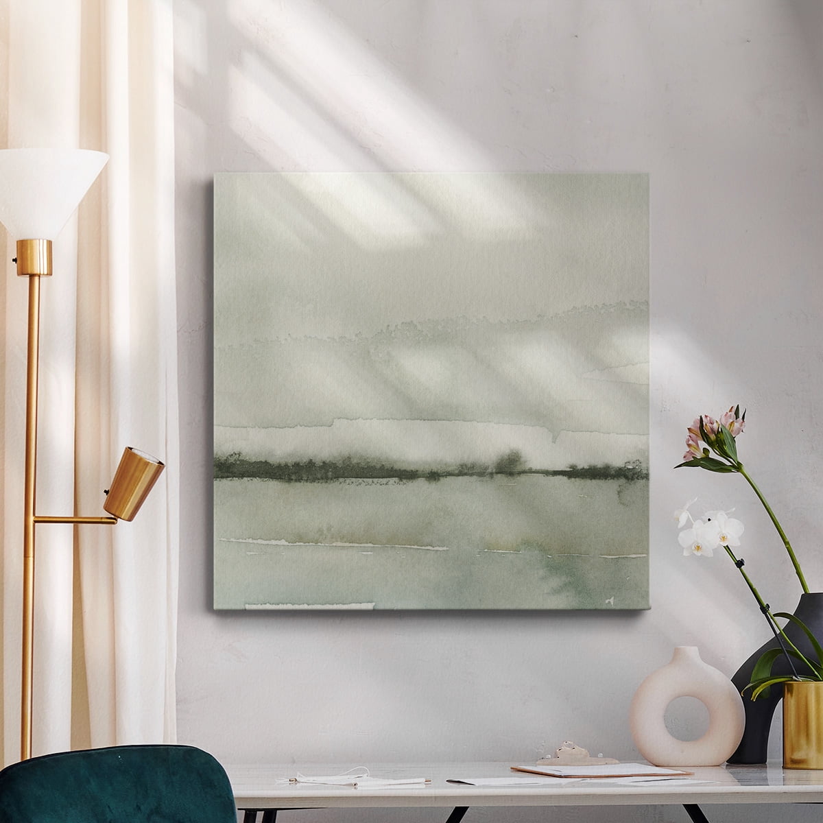 Wexford Home Winter Reflections I-Premium Gallery Wrapped Canvas, 16" x 16" - Ready to Hang