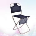 thumbnail image 4 of UPGRATOR Black Folding Chair Portable Outdoor Seat for Camping Fishing and Garden Use, 4 of 8