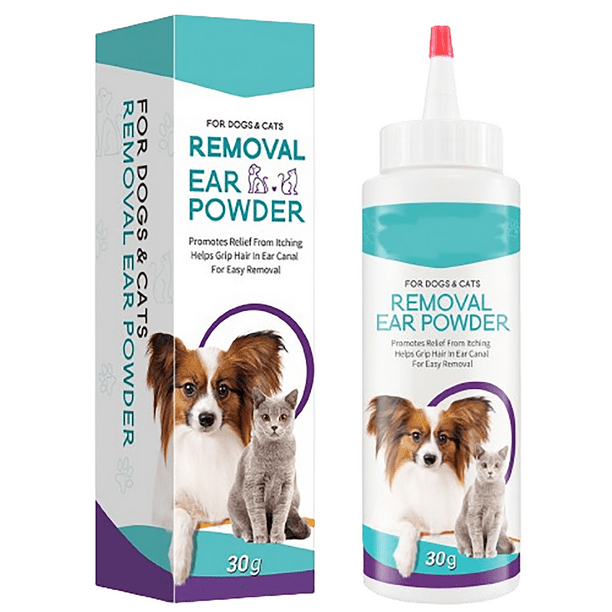 Clearance Ear Hair Removal Powder For Dogs And Ear Cleansing Tool Ear Wash Powder To Remove Ear Hair