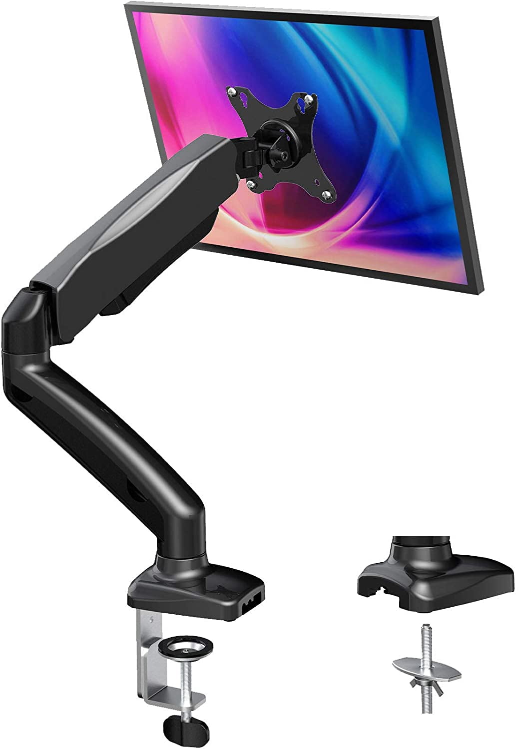 Single Monitor Stand - Gas Spring 