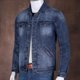 thumbnail image 4 of Abrigo vaquero para hombre, chaqueta vaquera informal ajustada para hombre, otoño, ligero, corto, lavado, ropa de abrigo de invierno de Corea, nueva, a precio económico, elegante Y2k, 4 of 5