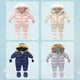 thumbnail image 5 of Traje de nieve de invierno para bebé, mono, prendas de vestir, con capucha, Footie para niños pequeños Xemadio CJWUS-6192, 5 of 7