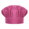 thumbnail image 1 of TOPTIE Chef Hat for Kid & Adult, Cotton Elastic Adjustable Kitchen Cooking Baking Hat-Hot Pink-S, 1 of 6