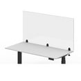 thumbnail image 3 of RECLAIM® Acrylic Sneeze Guard Desk Divider - 60" x 30" Clamp-On, Frosted, 3 of 11