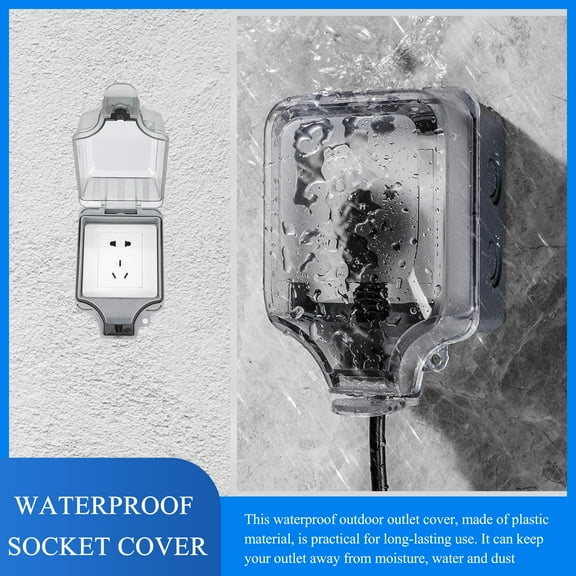 WHAMVOX  Outdoors Portable Outlet Box Weatherproof Electrical Sockets