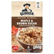 Quaker Instant Oatmeal Maple Brown Sugar 8ct