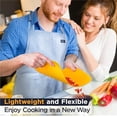 thumbnail image 2 of LUX Durable TPU Cutting Boards for Kitchen, Set of 2, Double-Sided Non-Slip Chopping Board, Built-in Ruler, Flexible Large Cutting Board, Deep Juice Grooves, Dishwasher Safe, 2 of 9