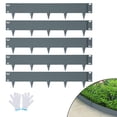 thumbnail image 1 of VEVOR Steel Landscape Edging, 5-Piece Steel Garden Edging, 39-Inch Long x 4-Inch High Strip, Bendable Metal Landscape Edging, 15-Inch Nail Height, 1 of 9