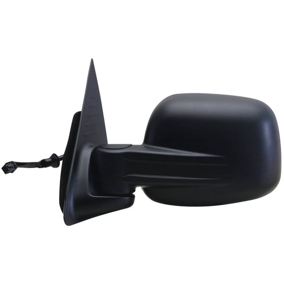 60116C - Fit System Driver Side Mirror for 02-07 Jeep Liberty, black, foldaway, Heated Power