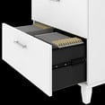 thumbnail image 6 of Somerset Sit-Stand L Desk with Hutch and File Cabinet in White - Engineered Wood, 6 of 9