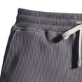 thumbnail image 6 of Yaoyar Men's Summer Striped Short Shorts Solid Color Active Lightweight 2 Inch Inseam Casual Sport Bottoms, 6 of 6