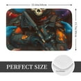 thumbnail image 2 of Kdxio Vibrant Skull Soldier,16" x 24", Non-Slip Front Door Mats,Outdoor Welcome Mat Washable, 2 of 9
