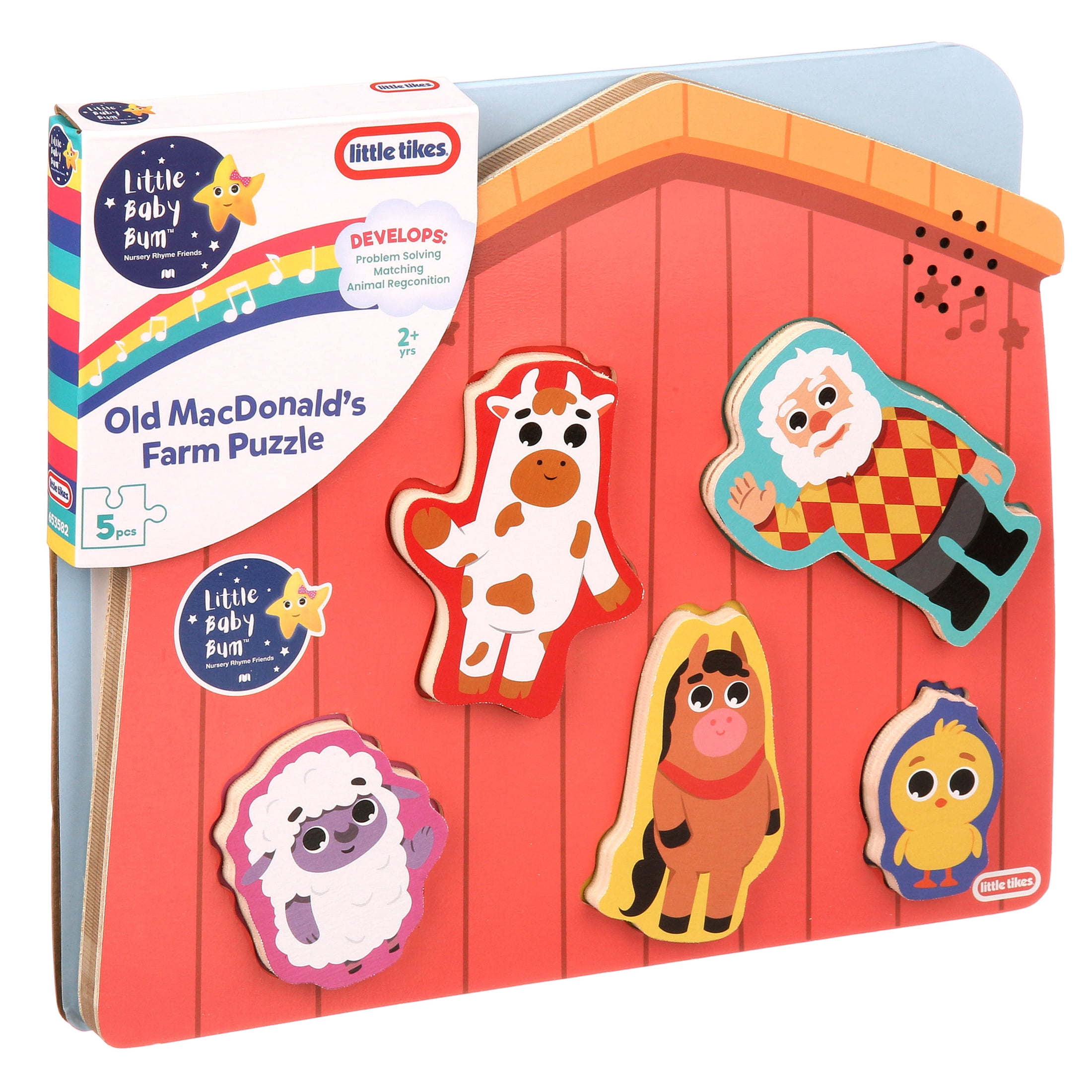 Little Baby Bum Musical Wooden Puzzle-Farm