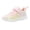 Pink, variant on Otqutp Sneakers for Girls Lace Up Non-Slip Athletic Running Shoes Adjustable Strap Lightweight Breathable Tennis Shoes