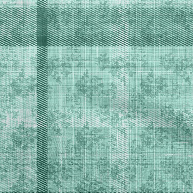 oneOone Polyester Spandex Teal Green Fabric Check & Sewing Craft Projects Fabric Prints By Yard 56 Inch Wide