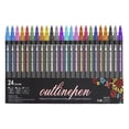 thumbnail image 2 of 24 Piece Colored Pencil Set C 13x2 cm Double Line Outline Pen Set by Dusknt Glitter Gel Pens for Adult Coloring Books DIY Crafts Scrapbooking, 2 of 8