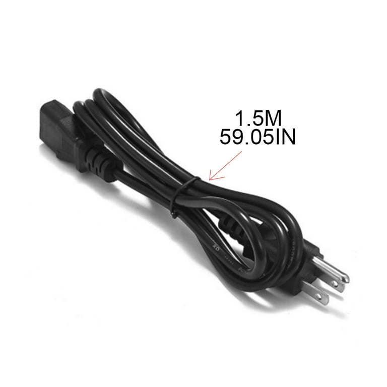 3 ft Replacement Power Cord - Coffee Pot Replacement Part Suitable for Farberware Percolator Cord - Electric Cord for Computer, Monitor, TV - 16 AWG