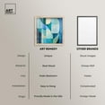 thumbnail image 6 of Color Blocks I Shadowbox Print Modern Wall Decor by Art Remedy, Blonde Frame, 12 x 12, 6 of 7
