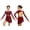 Burgundy, variant on Children Girls Contemporary Ice Figure Skating Dress Ballet Dance Tutu Leotard Skater Skirts Dancer Costume Burgundy 6