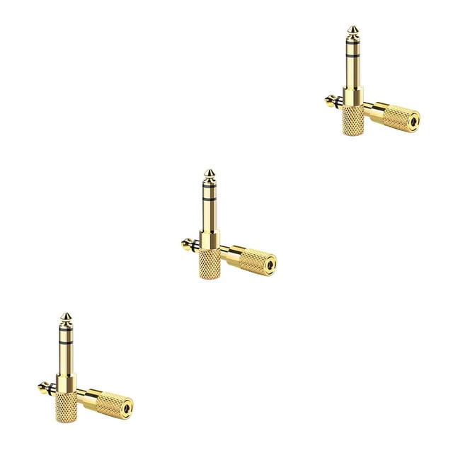Seitruly Headphone Adapter 6.35 mm Male to Audio 3.5 Jack Plug Mixer Cost-effective Channel Dual mm Stereo FemaleWear-resistant Converter Type1 NO1
