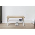 thumbnail image 4 of Promenade Bench White/Natural, 4 of 7