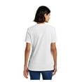 thumbnail image 2 of Port & Company Ladies Core Cotton V-Neck T-Shirt White Large, 2 of 5