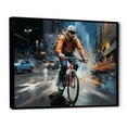 thumbnail image 2 of Designart "Delivery City Vibes" Transportation Floater Framed Wall Art Print, 2 of 7