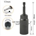 thumbnail image 4 of 1Pcs 80Mm Length 1/4" Hex Drivesocket Impact Nut Bolt Drill Bits, 4 of 5