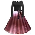 thumbnail image 1 of Long Sleeve Dress,Long Dress for Women Summer,Womens Fashion Casual Printing Long Sleeve Round-Neck Dress,Casual Summer Dress for Women,Dress for Women Casual Summer, 1 of 3