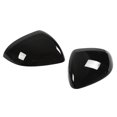 thumbnail image 1 of Rear View Mirror , ABS Plastic Pair Anti Fading Scratch Proof Wing Mirror Housing Wear Resistant Bendable Exterior Protector Left Right  For Car Glossy Black, 1 of 8
