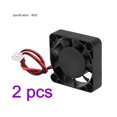 thumbnail image 1 of Impresora CPU Enfriador Ventilador de enfriamiento 3D Ventilador portátil para computadora Armario de computadora de enfriamiento de plástico, 2510, 12V 2 Piezas AweSitey EL000186-05*2, 1 of 2