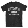 thumbnail image 1 of Port Townsend Washington Classic Established Men's Cotton T-Shirt, 1 of 1
