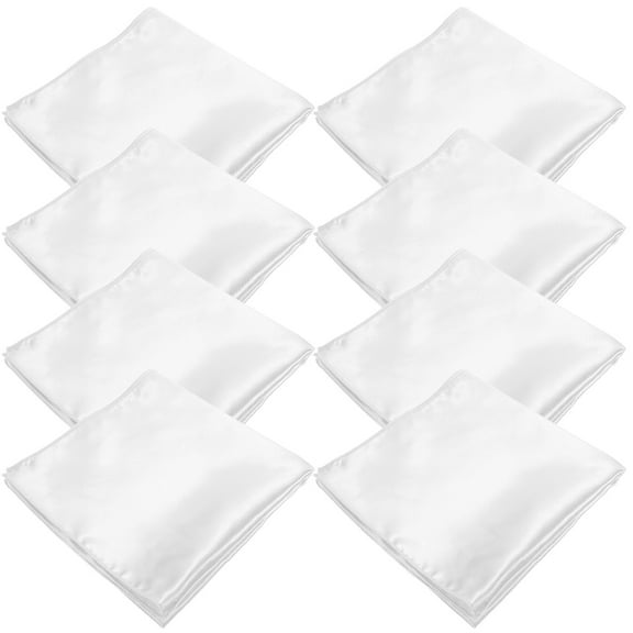 PTOOTP Washable Cloth Napkins Soft Square 8Pcs 17x17in