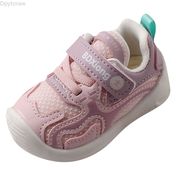 Dpytoraw Sport Shoes Children Baby Toddler Shoes Non Slip Rubber Sole Outdoor Toddler Walking Shoes Infant Outfit Baby Walking Shoes Size 4.5