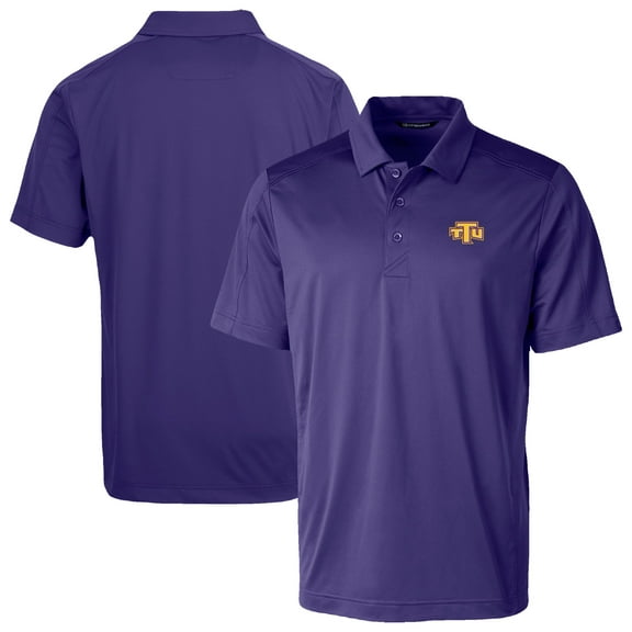 Men's Cutter & Buck Purple Tennessee Tech Golden Eagles Prospect Eco Textured Stretch Recycled Polo