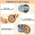 thumbnail image 5 of Food Storage Can - Keep Coffee Tea Flour & More Fresh - Ideal for Cereal Nuts & Pet Food White and Silver Fractal Design900ml, 5 of 9