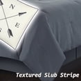 thumbnail image 2 of Nanshing Zeta 7PC Modern Solid Comforter Set, Grey, California King, 2 of 9