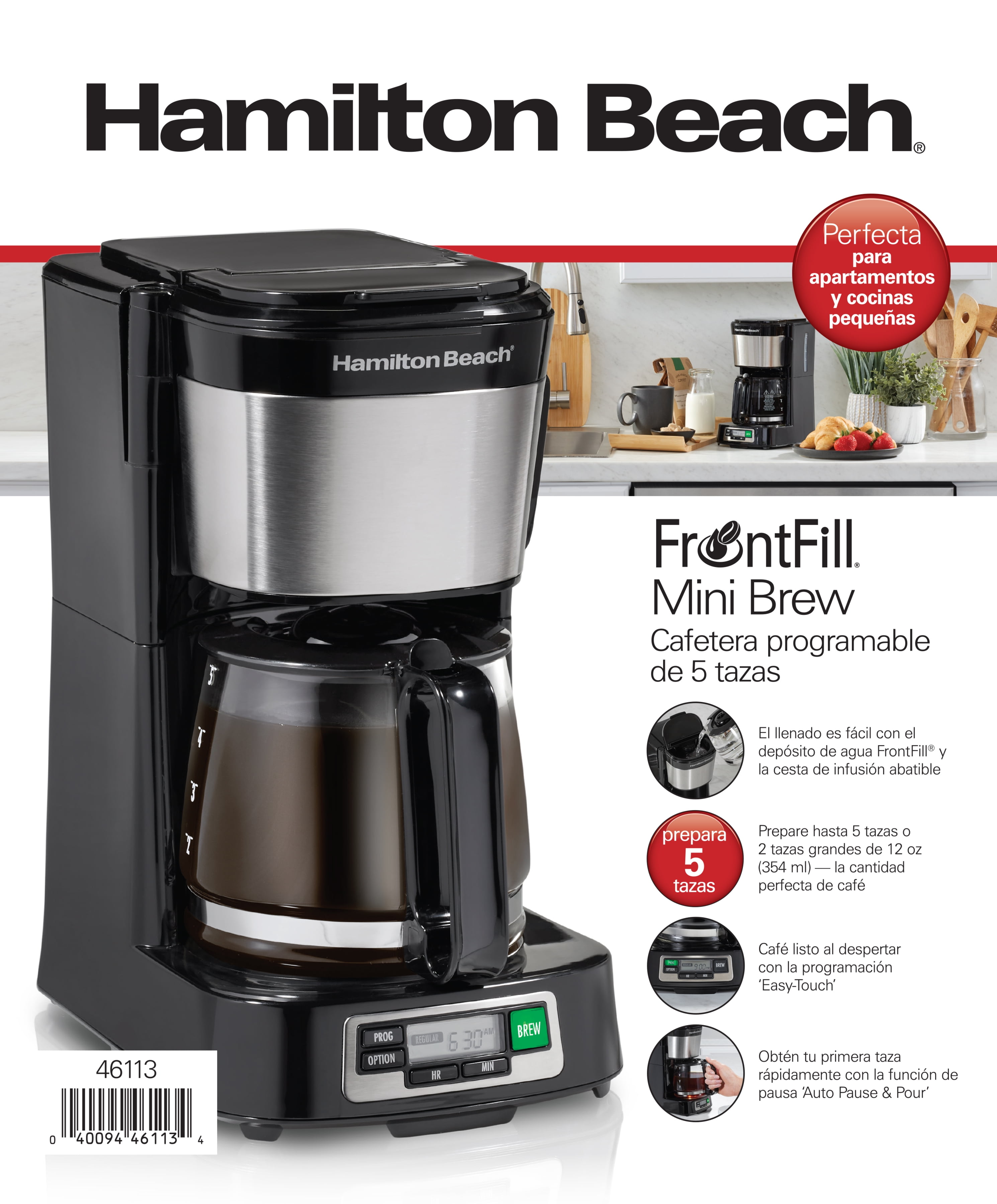 Hamilton beach 5 cup coffee maker hotsell