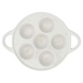 thumbnail image 1 of 2025 1pc Escargot Plate Ceramic Snail Plate Conch Baking Tray Kitchen Gadget, 1 of 3