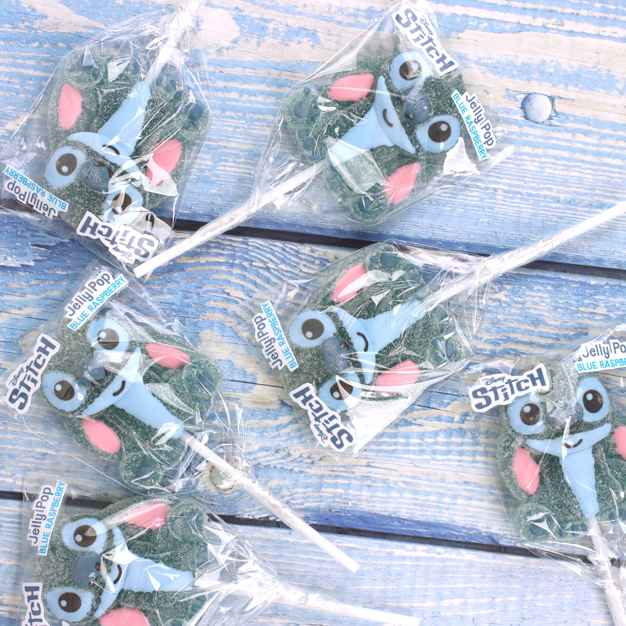 Frankford Disney Stitch Blue Raspberry Flavored Jelly Pop